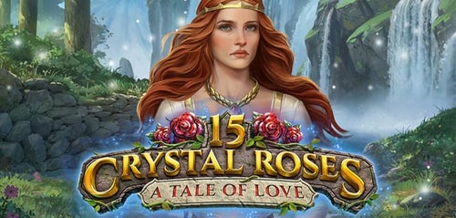 ภาพอนิเมชั่นเกมสล็อตเงินจริง 15 crystal rose ตัวละครหญิงท่ามกลางป่า